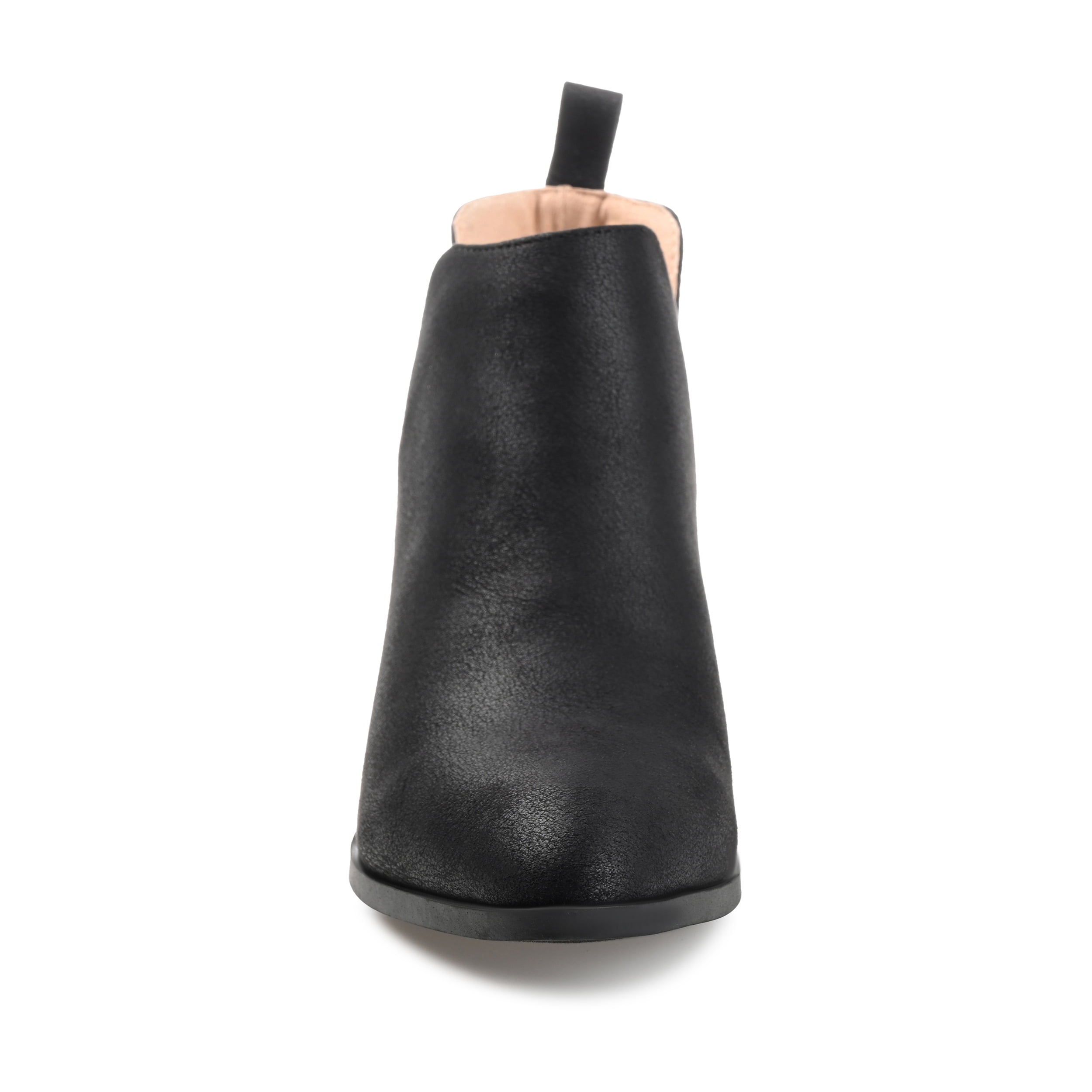 Journee Womens Lola Pull On Stacked Heel Booties, Widths Available