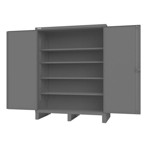 Durham HDC-306078-4S95 12G-HDC Storage 30 x 60 x 78, 6 in. 4 Shelves Cabinet - Gray