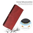 thumbnail image 6 of Compatible for Samsung Galaxy A13 5G Wallet Case with Card Slots Holder Magnetic Flip Cover, Luxury PU Leather Soft Silicone Shockproof Kickstand Folio Case for Samsung Galaxy A13 5G,Red, 6 of 7