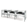 thumbnail image 4 of Bestar Pro-Biz Six-Straight Desk Workstation with 6 Privacy Panels (Per Workstation), 4 of 5