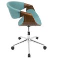 thumbnail image 3 of Curvo Mid-Century Modern Office Chair by LumiSource, 3 of 8