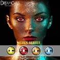 thumbnail image 2 of DreamGirls lentes de contacto suaves Alien Snake Eyes, Serie de ojos de gato para maquillaje de Halloween, Cosméticos de miedo, rojo, azul, amarillo y naranja, 2 of 4