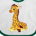 thumbnail image 4 of Inktastic Giraffe Boys or Girls Baby Bib, 4 of 4