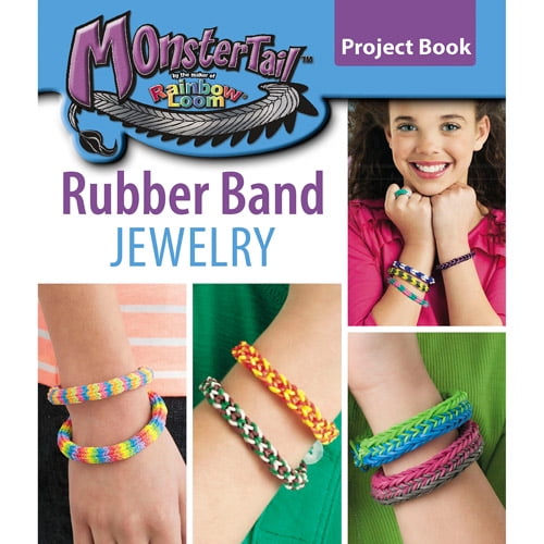 Leisure Arts Inc 6.25" x 7.25" Monster Tail Loom Bracelets Kit, 1 Each