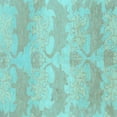 thumbnail image 1 of Ahgly Company Indoor Square Abstract Light Blue Modern Area Rugs, 8' Square, 1 of 4