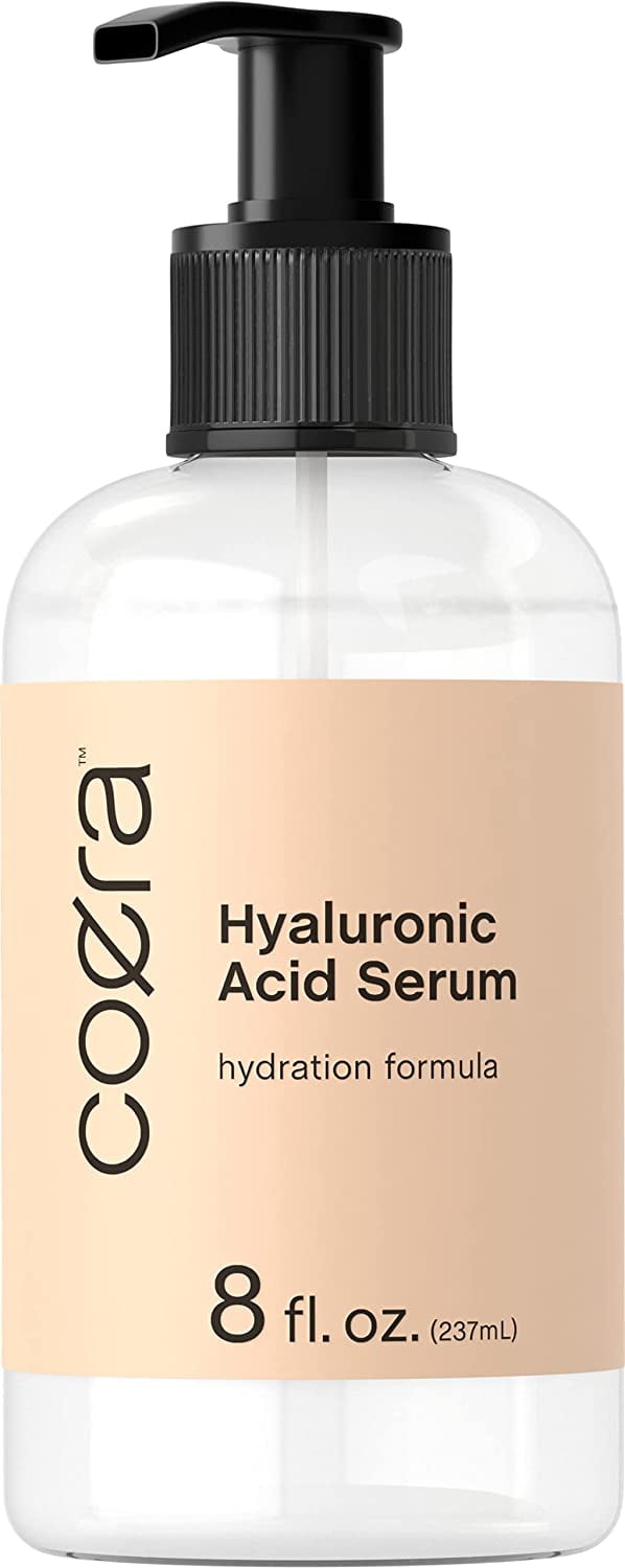 Hyaluronic Acid Serum for Face & Skin | 8 oz | Paraben & SLS Free Moisturizer | By Coera