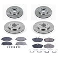 thumbnail image 3 of Power Stop Front and Rear Stock Replacement Brake Pad and Rotor Kit KOE1383, 3 of 8