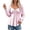 Pink, variant on Women's Eyelet Babydoll Long Sleeve Top Drawstring Ruched Front Peplum Tees Puff Sleeve Trendy Going Out Shirts