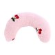 thumbnail image 5 of Almohada para el cuello de mascotas en forma de U, cojín suave con forma de media dona para entrenamiento, adorable almohada para perros Rosa, 5 of 9