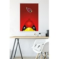 thumbnail image 5 of NFL Arizona Cardinals - S. Preston Mascot Big Red 20 Wall Poster with Wooden Magnetic Frame, 22.375" x 34", 5 of 5