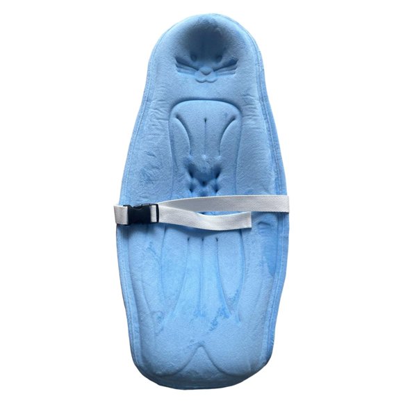 de sujeción multifuncional para bebés Correa de sujeción frontal transpirable Soporte de almohada para bebés Protección verteb Azul 28x60cm