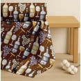 thumbnail image 4 of Soimoi Cotton Voile Fabric Grapes,Wine Glass & Bottle Printed Craft Fabric by the Yard 56 Inch Wide, 4 of 7