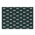 thumbnail image 1 of Geek Cutting Board, Pattern with Snowflakes and Owl Wearing Glasses and Dotted Bowtie, Decorative Tempered Glass Cutting and Serving Board, Small Size, Multicolor, by Ambesonne, 1 of 1
