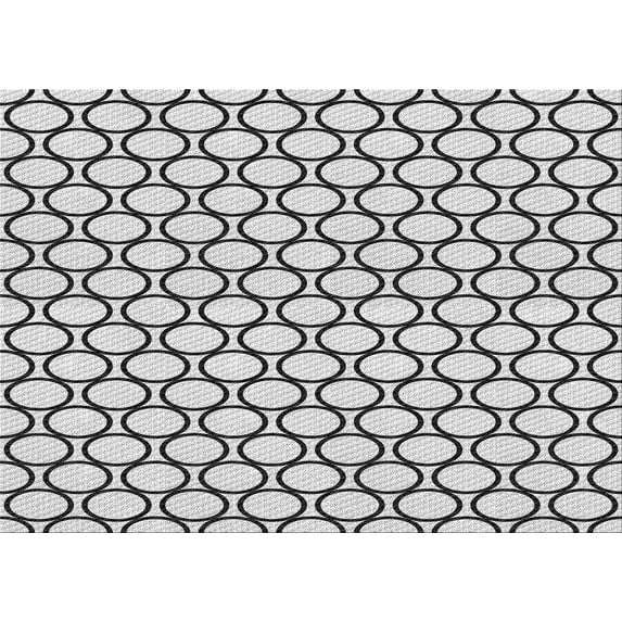 Ahgly Company Indoor Rectangle Patterned Ash Gray Area Rugs, 8' x 12'
