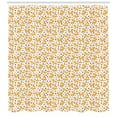 thumbnail image 3 of Ambesonne Autumn Shower Curtain, Squirrel Mushroom Acorn, 69"Wx84"L, Orange Pale Orange Taupe, 3 of 3