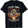 thumbnail image 2 of 100% Cotton Unisex Funny Pool Player Billiard T-Shirt, 2 of 5