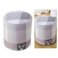 thumbnail image 1 of Funda para Taburete Otomano shamjiam Suaves Y Compactas para Dormitorio Muebles Decorativos Gris claro, 1 of 6