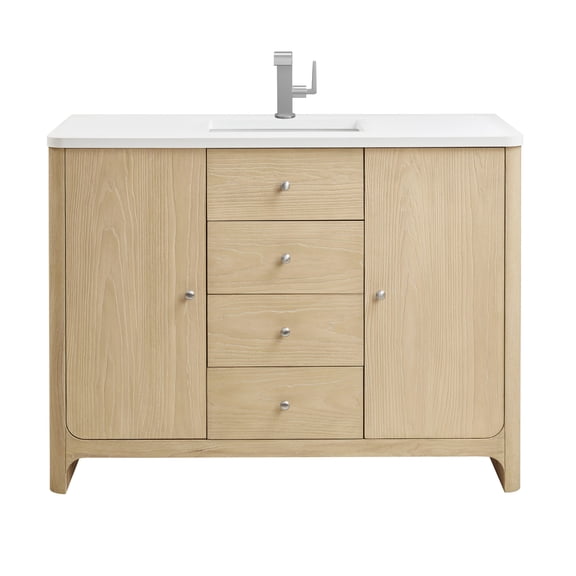 James Martin Vanities D125-V48-CSD-3WZ Gracyn 48" Free Standing Single Basin Poplar Wood