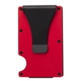 thumbnail image 3 of Titular de la tarjeta de crédito Cartera de bloqueo Cartera de aleación de aluminio para hombre Cartera de bolsillo para dinero para padre viaje novio Rojo, 3 of 8