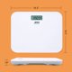 thumbnail image 4 of Báscula digital A&D Medical UC-356BLE, báscula de baño con Bluetooth, plataforma ultra ancha y pantalla grande, sincronizable con la app A&D, 249 kg (550 lb), pilas incluidas, compatible con FSA/HSA,, 4 of 5