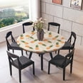 thumbnail image 2 of yuksok Vinyl Tablecloth Round Table Cover Cloth Party 48'' 60'' C - 120cm (48 Inch), 2 of 6