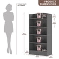 thumbnail image 2 of YQ JENMW 5-Tier Bookshelf,Storage Organizer Bookcase with Open Shelf,For Living Room,Bedroom,Home Office, 2 of 8