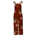 thumbnail image 4 of LSLJS Women Combinaisons Longues Imprimées d'Été Sans Manches Dos Nu Ample Rompers Jumpsuit, 4 of 4