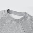 thumbnail image 4 of VNKIDY Men Unisex Autumn Solid Color Round Neck Sweatshirt Male Long Sleeve Pullover Winter Streetwear Hiking Camping Sports Soft, 4 of 4