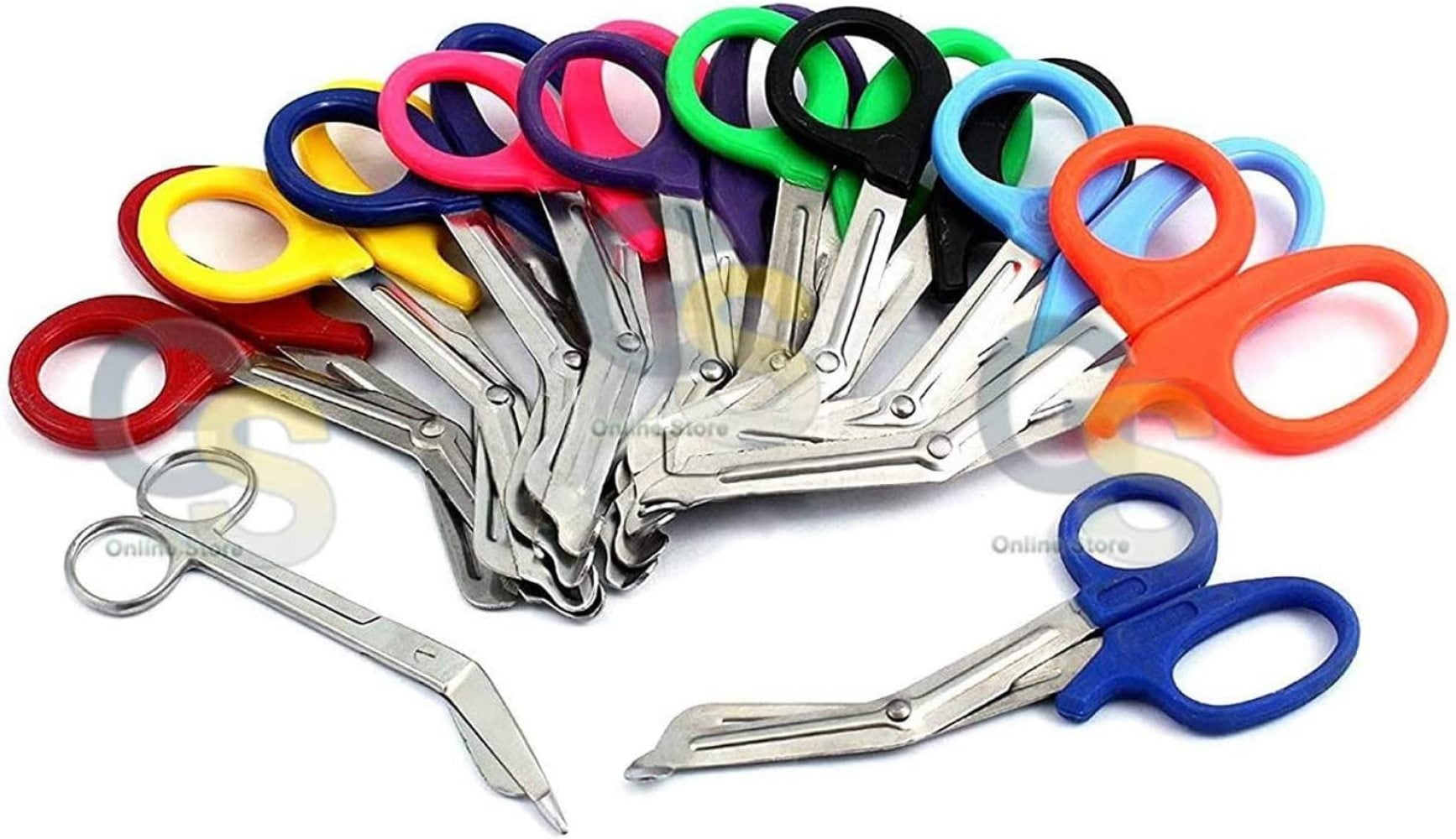 Rainbow of EMT Paramedic Scissors 11 Per Set Take Pride Scissors
