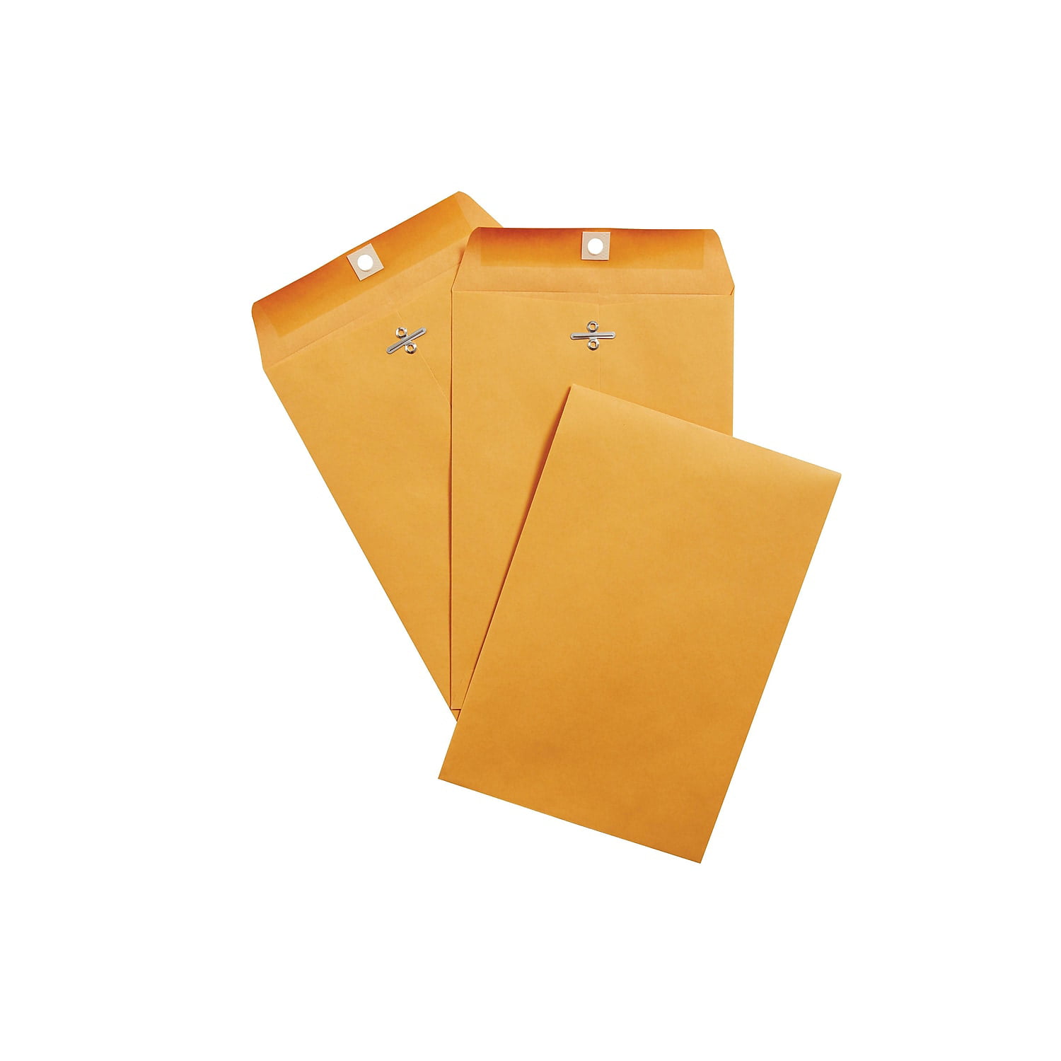 Staples Clasp Kraft Catalog Envelopes 6-1/2" x 9-1/2" Brown 100/BX 534990 