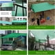 thumbnail image 3 of Toldo Anti-UV HDPE para sombra solar, 12 Pines, 90%, negro, balcón, jardín, invernadero, suculentas, piscina, sombrilla, red, 3x5m, 4x5m, 3 of 4