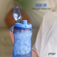 thumbnail image 5 of Pogo Botella De Agua De Plástico De 64 Oz Con Tapa A Prueba De Fugas Y Asa De Transporte Marcas De Capacidad Reutilizables Sin Bpa Apto Para Lavavajillas Perfecto Para Viajes Escuela Al Aire Libre Y G, 5 of 5