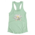 thumbnail image 3 of Beautiful White Lotus Flower Tank Women -Image by Shutterstock, Female Medium, 3 of 4