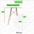 thumbnail image 3 of mesa eames redonda moderna para comedor blanca inmatmex, 3 of 5