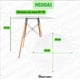 thumbnail image 3 of mesa eames redonda moderna para comedor blanca inmatmex, 3 of 5