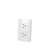 thumbnail image 1 of Placa Contacto Doble SURTEK Blanco 1/3 Para Pared 120~250 V 15A P427B, 1 of 2