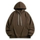 thumbnail image 2 of pstuiky mangas largas para hombre, Sudadera con capucha y bolsillo para hombre, estilo casual, cómoda, lisa, holgada, con bolsillos salir tops m, 2 of 9