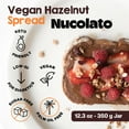 NUCOLATO Vegan Hazelnut DHF10 Spread 12.3 oz 350 g Keto