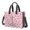 Breast Cancer Ribbon Pink Lightpink Pattern, variant on Breast Cancer Ribbon Butterfly Pink Pattern Canvas Messenger Tote Bag, Nurse Handbag with Multi Pockets & Removable Strap, Magnetic Closure Gifts for Birthday Christmas Thanksgiving