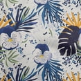 thumbnail image 1 of oneOone Cotton Cambric Blue Fabric Tropical Quilting Supplies Print Sewing Fabric By The Yard 42 Inch Wide, 1 of 1