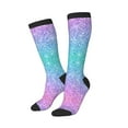 thumbnail image 2 of Balery Multicolor Glitter Fun Novelty Socks Men'S Women'S Crew Socks Funny Crazy Novelty Socks Quirky And Cool Socks, 2 of 9