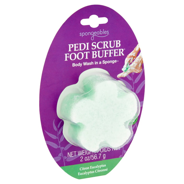 Spongeables Pedi-Scrub Foot Buffer Lavender Scent