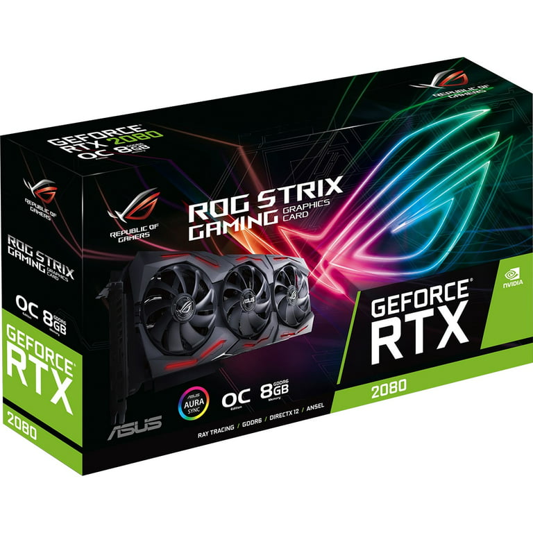 ASUS GeForce RTX 2080 8G ROG Strix OC Edition Graphics Card Gaming