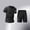 A527 Black, variant on Mens Shirts Neon Contrast Side Panel Reflective Short Sleeve Athletic Running Tops Quick Dry Workout Training Tees Gym Fitness Activewear Exercise T Shirt