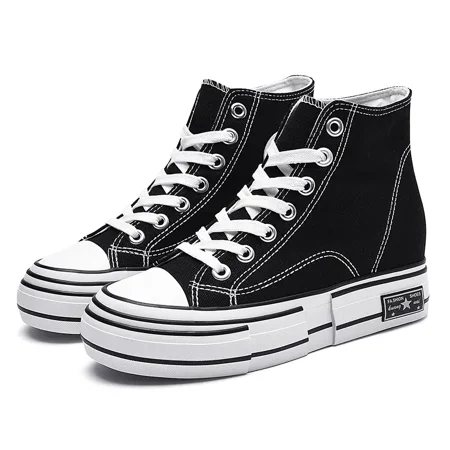 

Women‘s Chunky Colorblock Lace Up Sneakers Platform Breathable High Top Women‘s Shoe