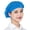 Lake Blue, variant on Chef Hat Unisex Kitchen Hat Hotel Restaurant Cook Cap Good Breathability Hollow Mesh Solid Color Waiter Chef Work Cap Workshop Factory Hat