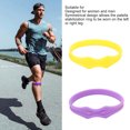 thumbnail image 4 of Patella Tendon Support Strap, Breathable Knee Strap Brace Silicone Adjustable Soft Yellow And Purple  For Running, 4 of 8