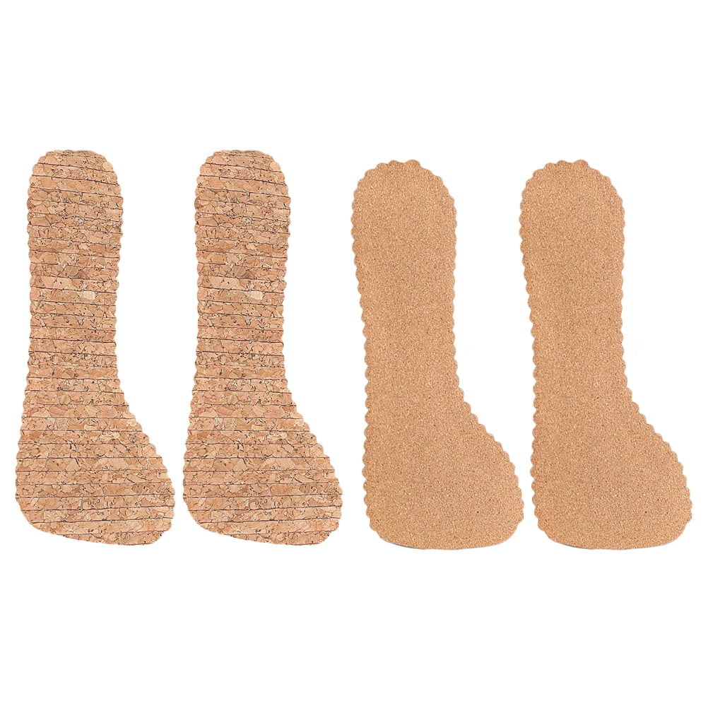 Insoles Cork High Heel Inserts Insole Shoe Shoes Arch Adhesive Half