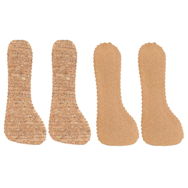 Insoles Cork High Heel Inserts Insole Shoe Shoes Arch Adhesive Half