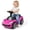 Pink, variant on OLAKIDS Licensed Push Car for Toddlers, Foot to Floor Ride on Toy with Horn, Lights, Steering Control for Boys Girls 1.5-5 Years